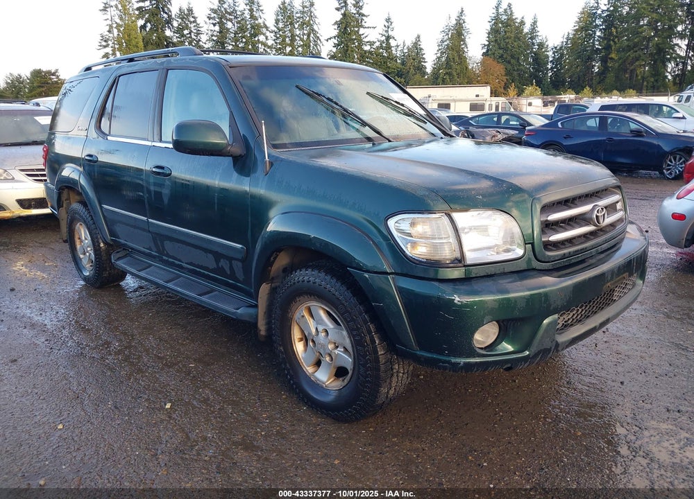2001 TOYOTA SEQUOIA LIMITED VIN: 5TDBT48A11S015724