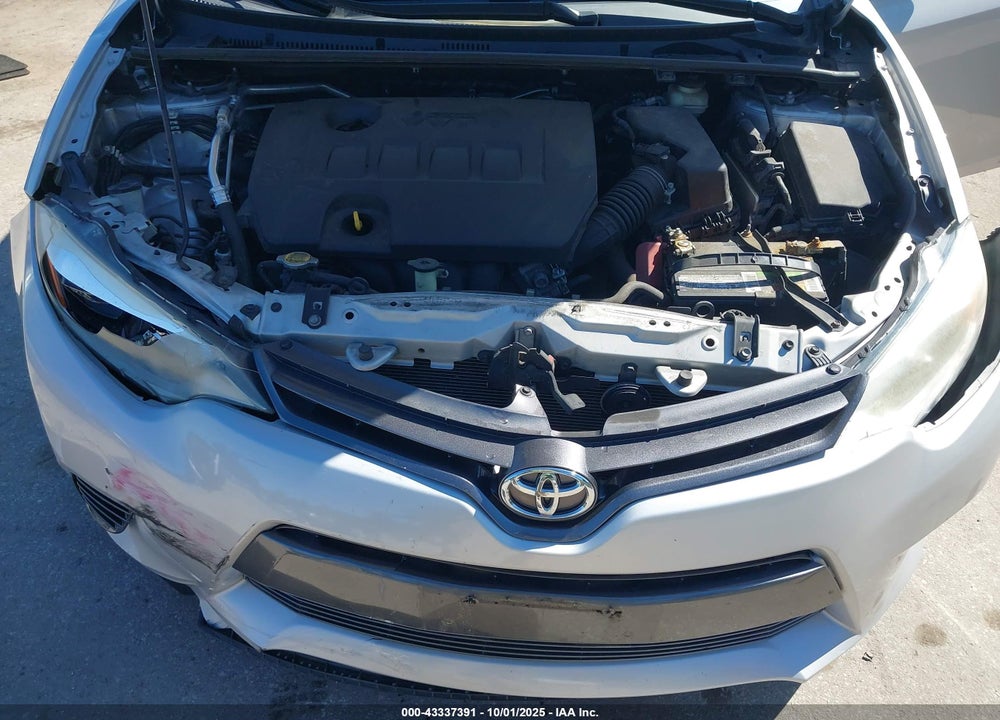 2016 TOYOTA COROLLA LE VIN: 2T1BURHE3GC499832