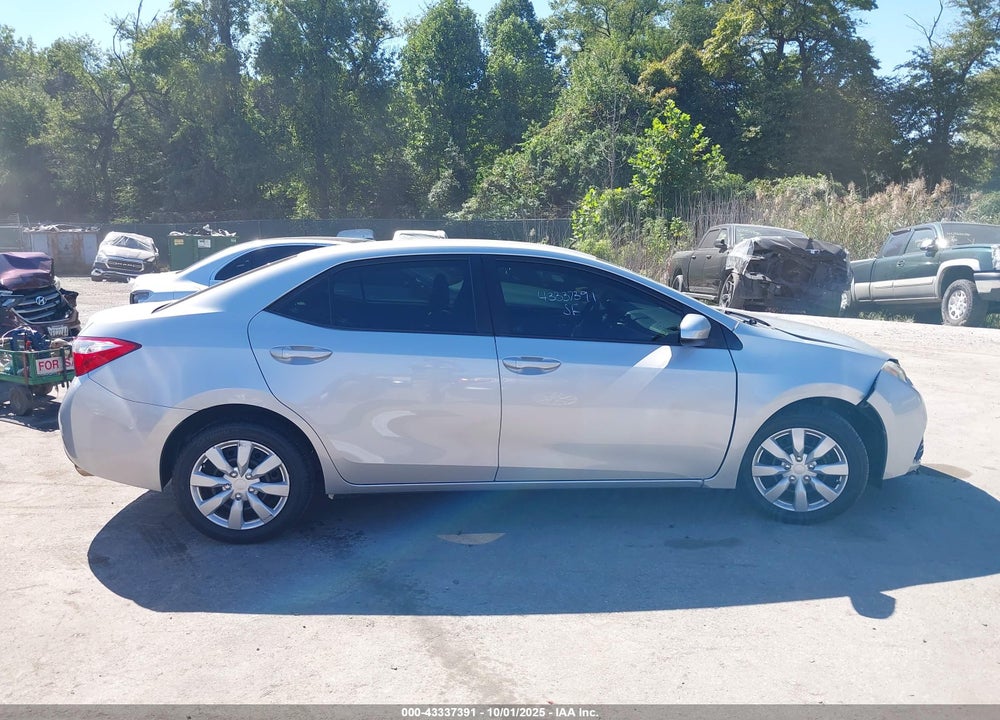2016 TOYOTA COROLLA LE VIN: 2T1BURHE3GC499832