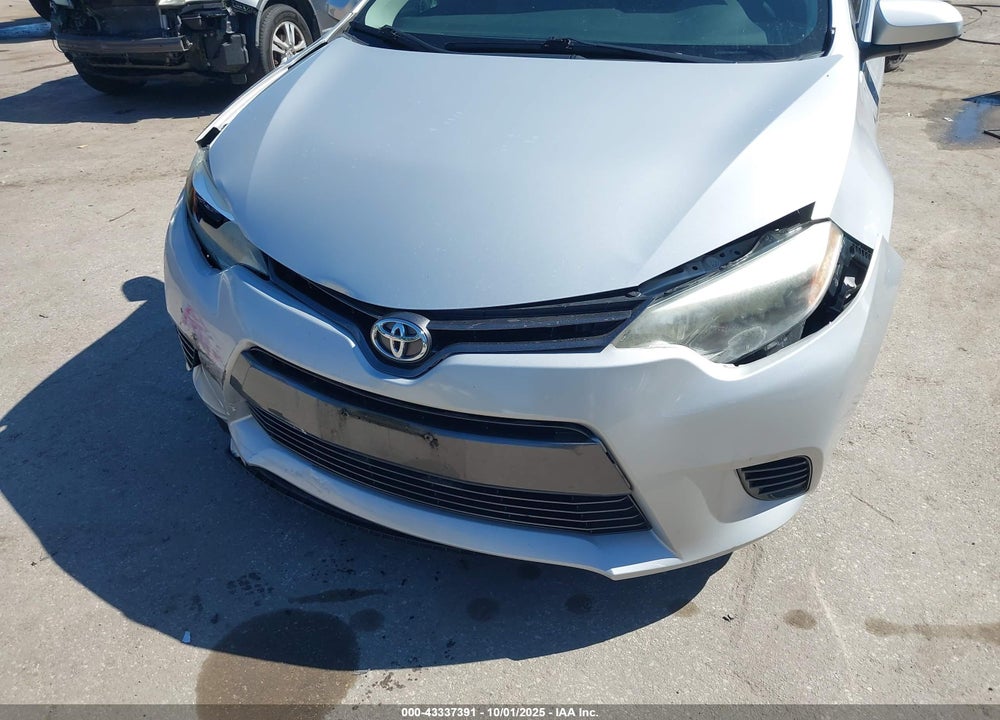 2016 TOYOTA COROLLA LE VIN: 2T1BURHE3GC499832