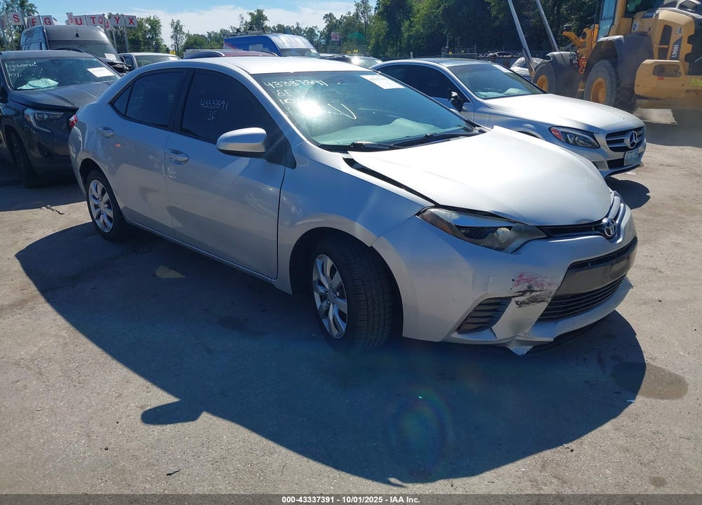 2016 TOYOTA COROLLA LE VIN: 2T1BURHE3GC499832