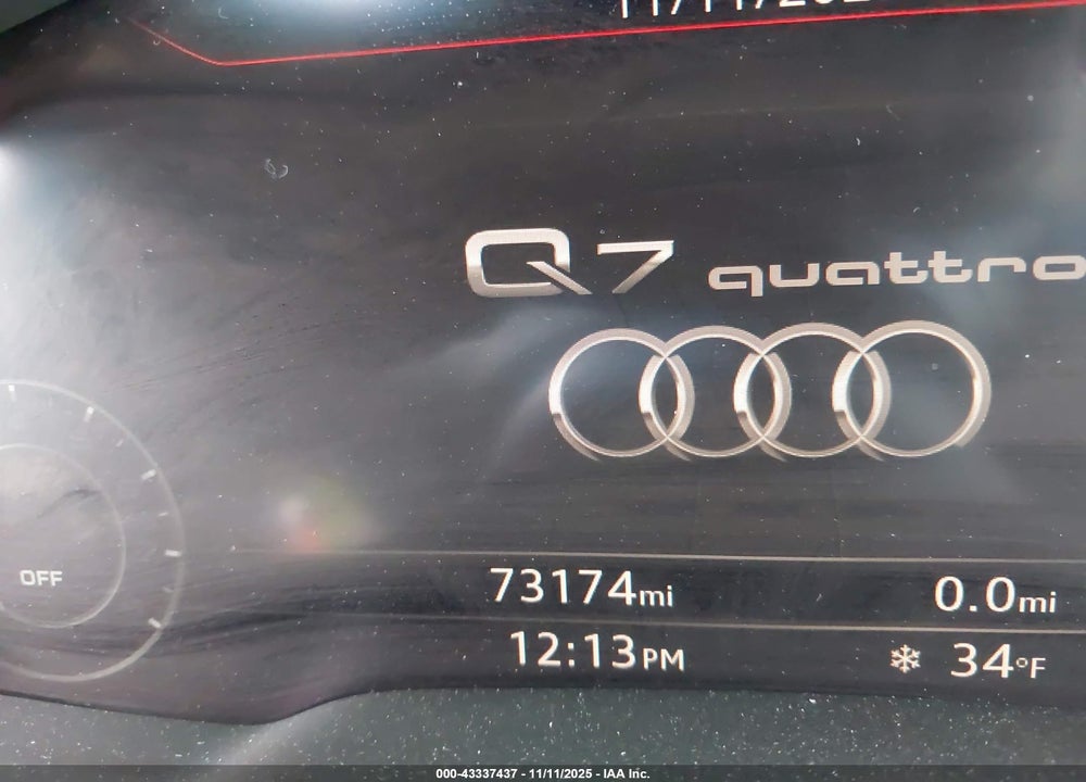 2019 AUDI Q7 VIN: WA1LAAF73KD042558
