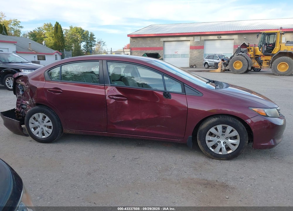 2012 HONDA CIVIC VIN: 2HGFB2F59CH537941