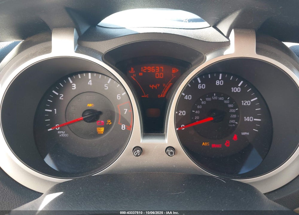 2012 NISSAN JUKE VIN: JN8AF5MV0CT124587