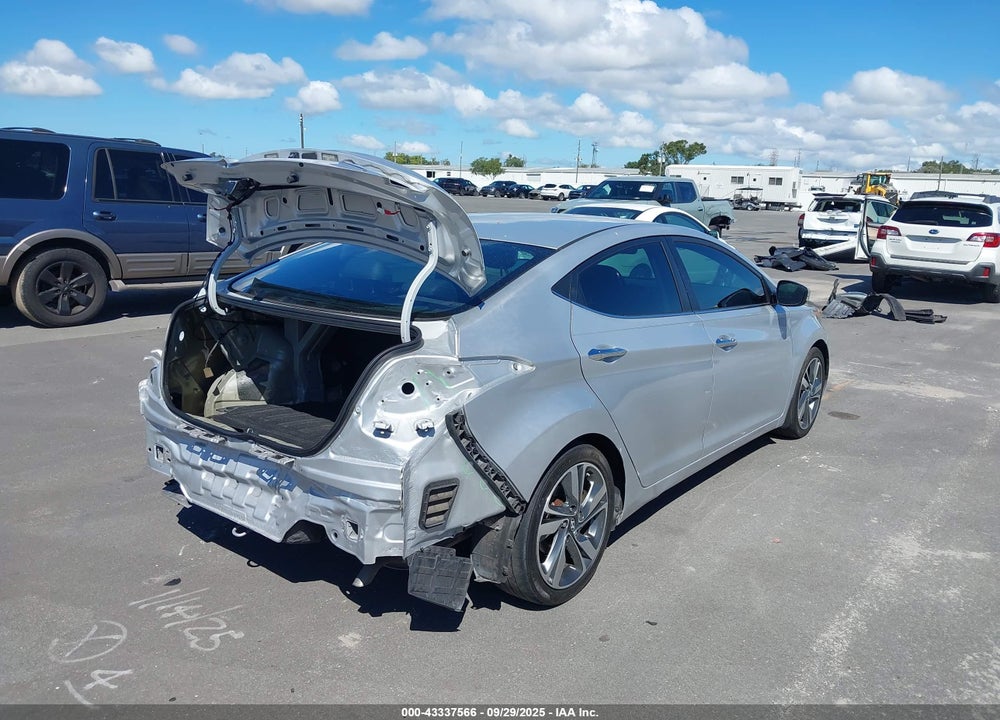2015 HYUNDAI ELANTRA VIN: KMHDH4AE2FU379284