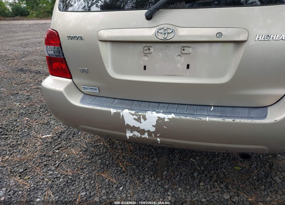 2004 TOYOTA HIGHLANDER V6 VIN: JTEDP21A840018828