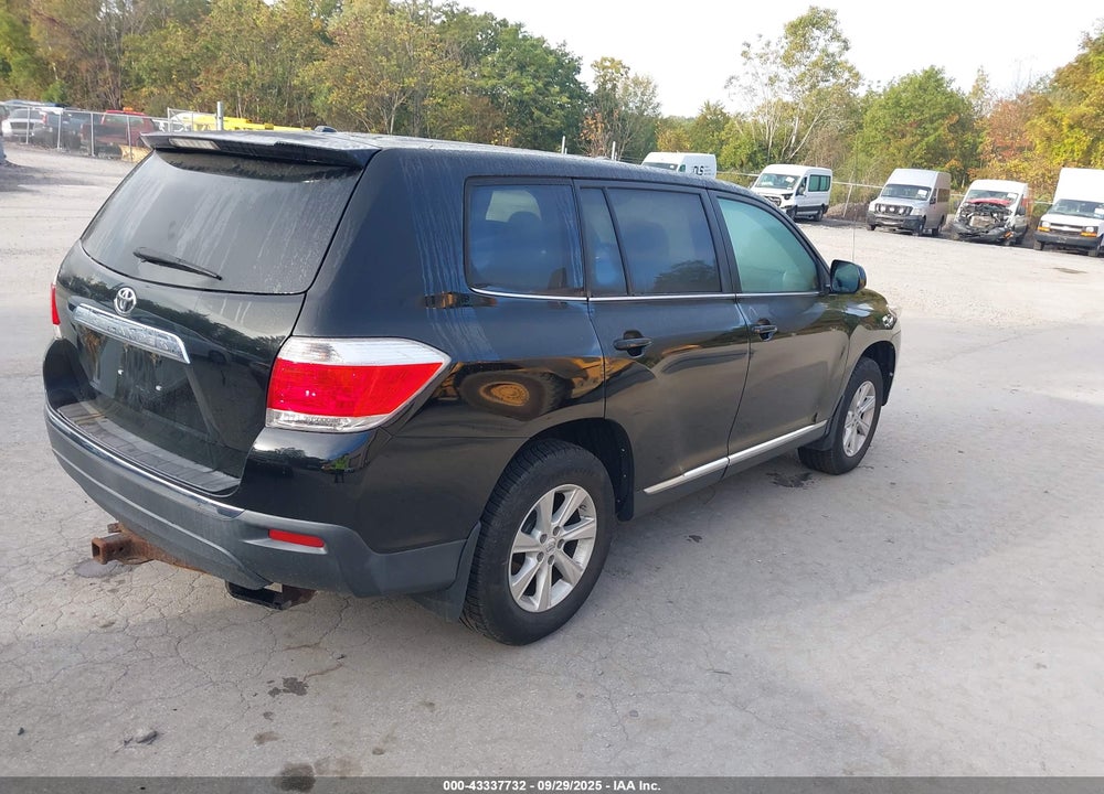 2012 TOYOTA HIGHLANDER VIN: 5TDZA3EH3CS019633