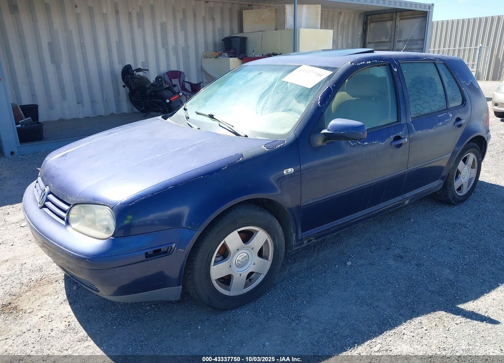 2001 VOLKSWAGEN GOLF GLS VIN: 9BWGT61J114060983