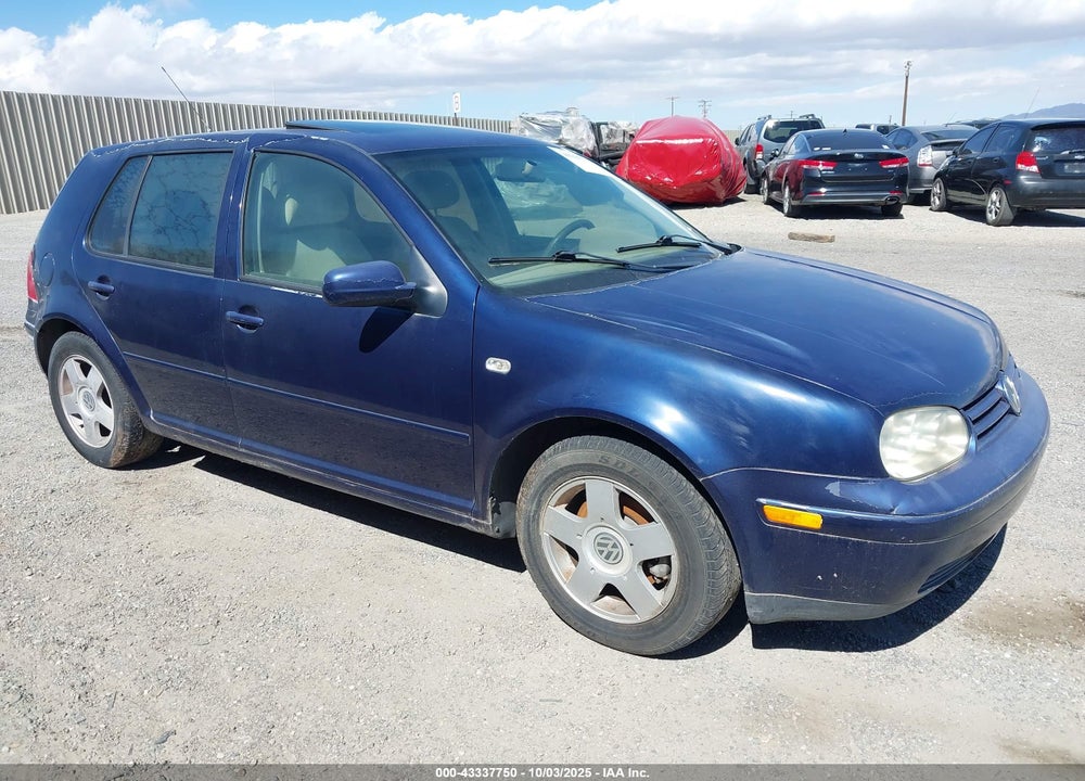 2001 VOLKSWAGEN GOLF GLS VIN: 9BWGT61J114060983