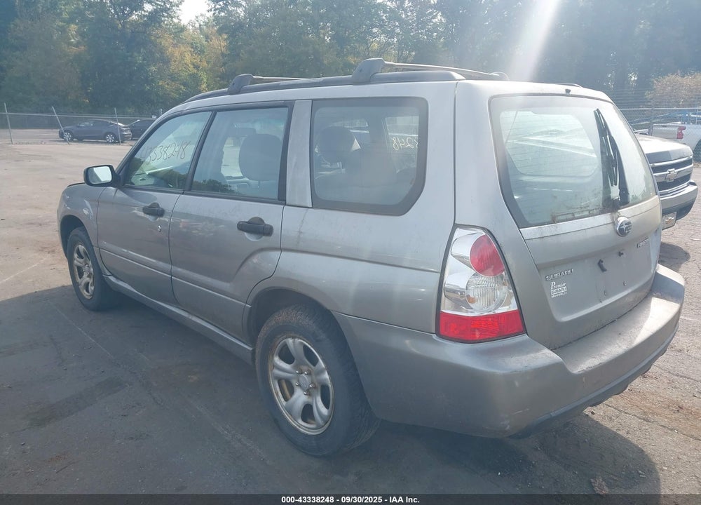 2007 SUBARU FORESTER 2.5X VIN: JF1SG63647H704940