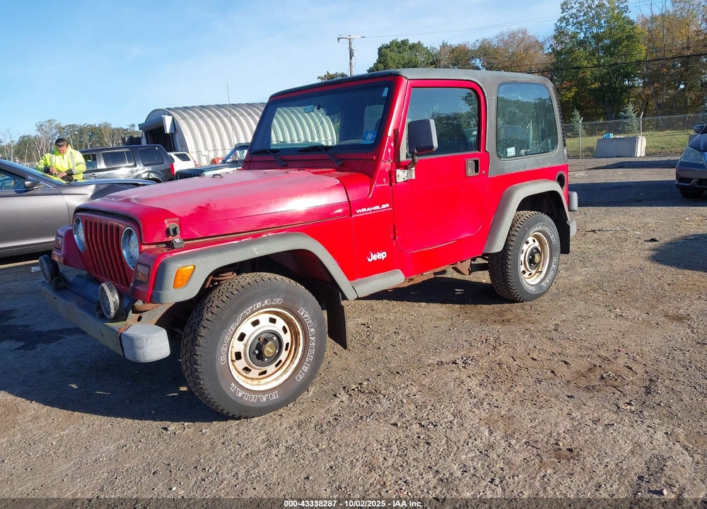 1997 JEEP WRANGLER SE VIN: 1J4FY29P8VP455847