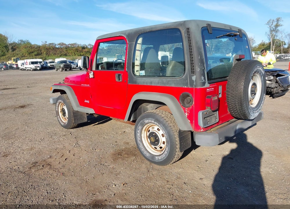 1997 JEEP WRANGLER SE VIN: 1J4FY29P8VP455847