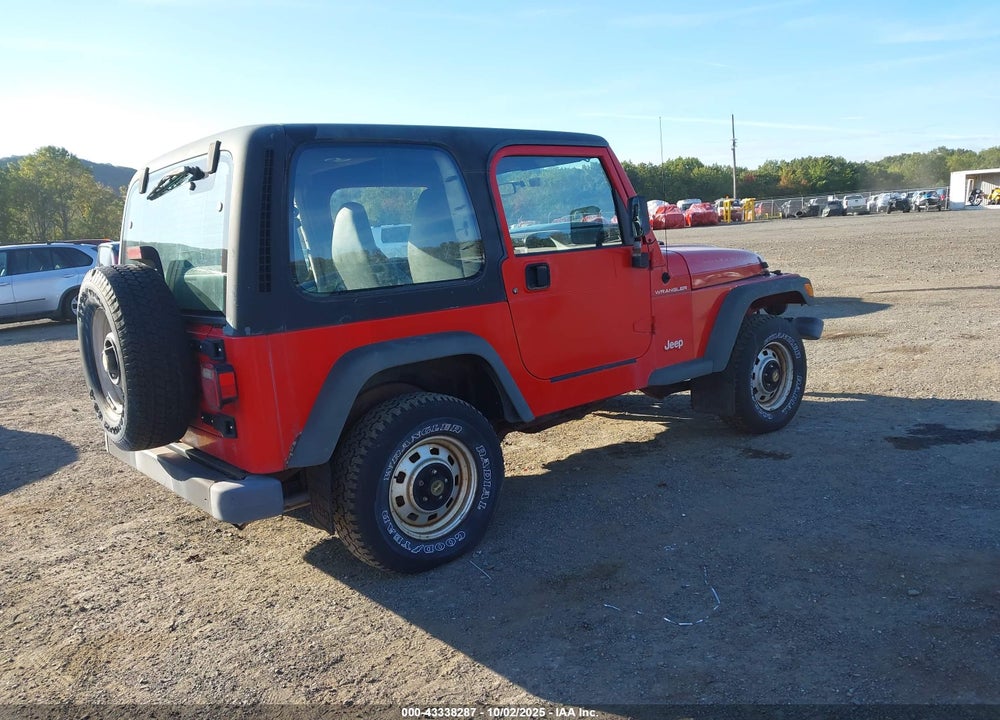 1997 JEEP WRANGLER SE VIN: 1J4FY29P8VP455847
