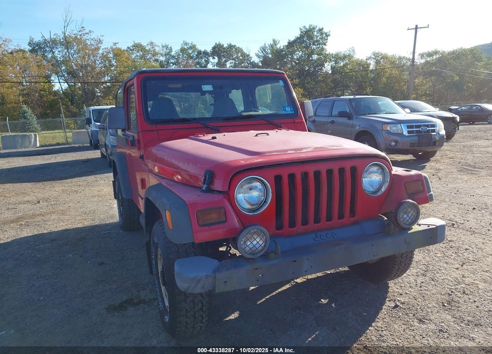 1997 JEEP WRANGLER SE VIN: 1J4FY29P8VP455847