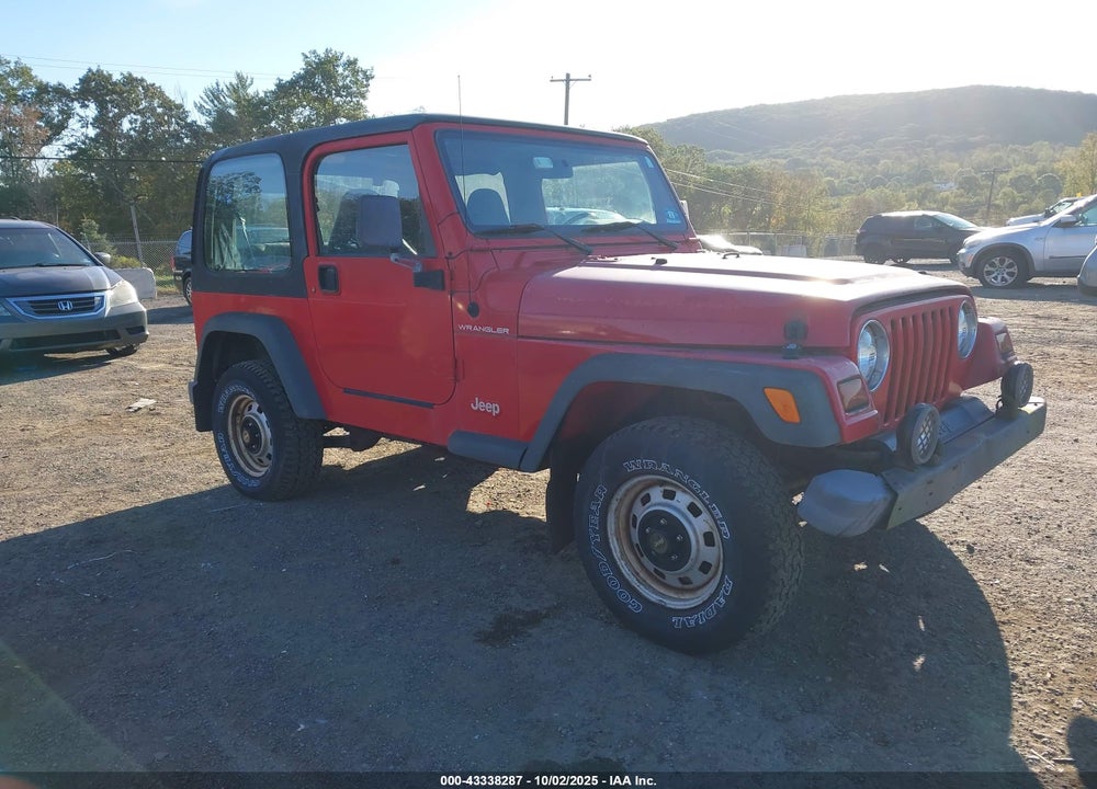 1997 JEEP WRANGLER SE VIN: 1J4FY29P8VP455847