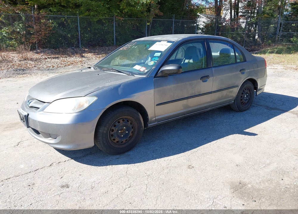 2005 HONDA CIVIC VP VIN: 2HGES16305H629916