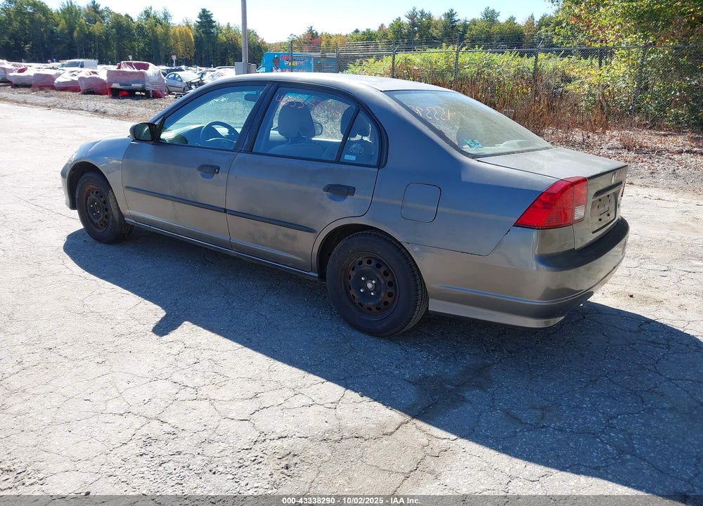 2005 HONDA CIVIC VP VIN: 2HGES16305H629916