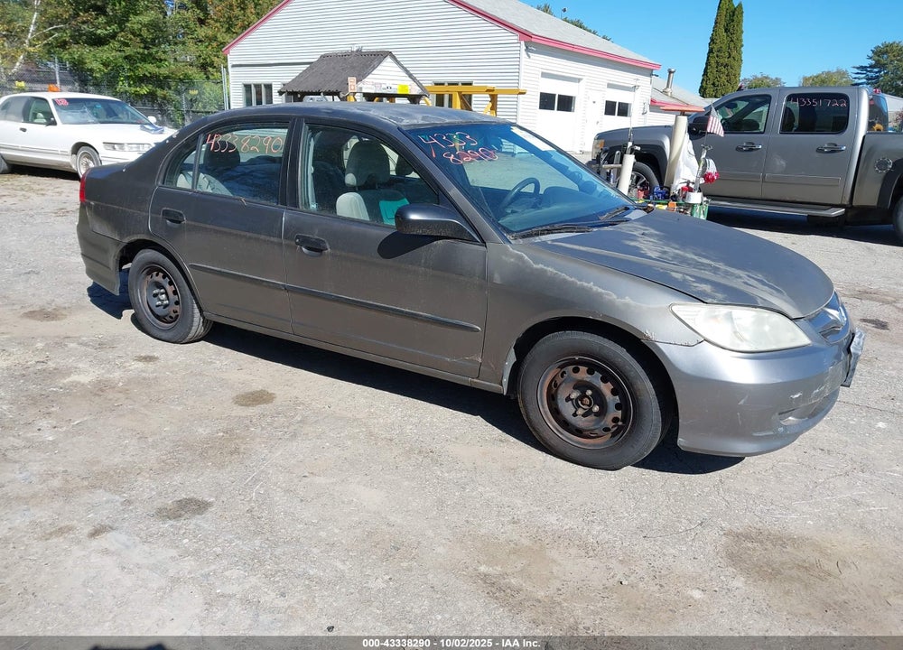 2005 HONDA CIVIC VP VIN: 2HGES16305H629916