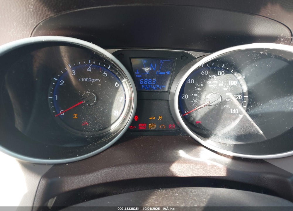 2013 HYUNDAI TUCSON LIMITED VIN: KM8JUCAC4DU621111