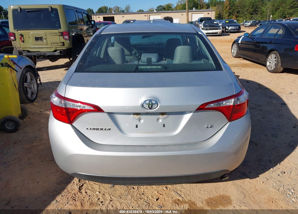 2016 TOYOTA COROLLA LE PLUS VIN: 5YFBURHE9GP503673