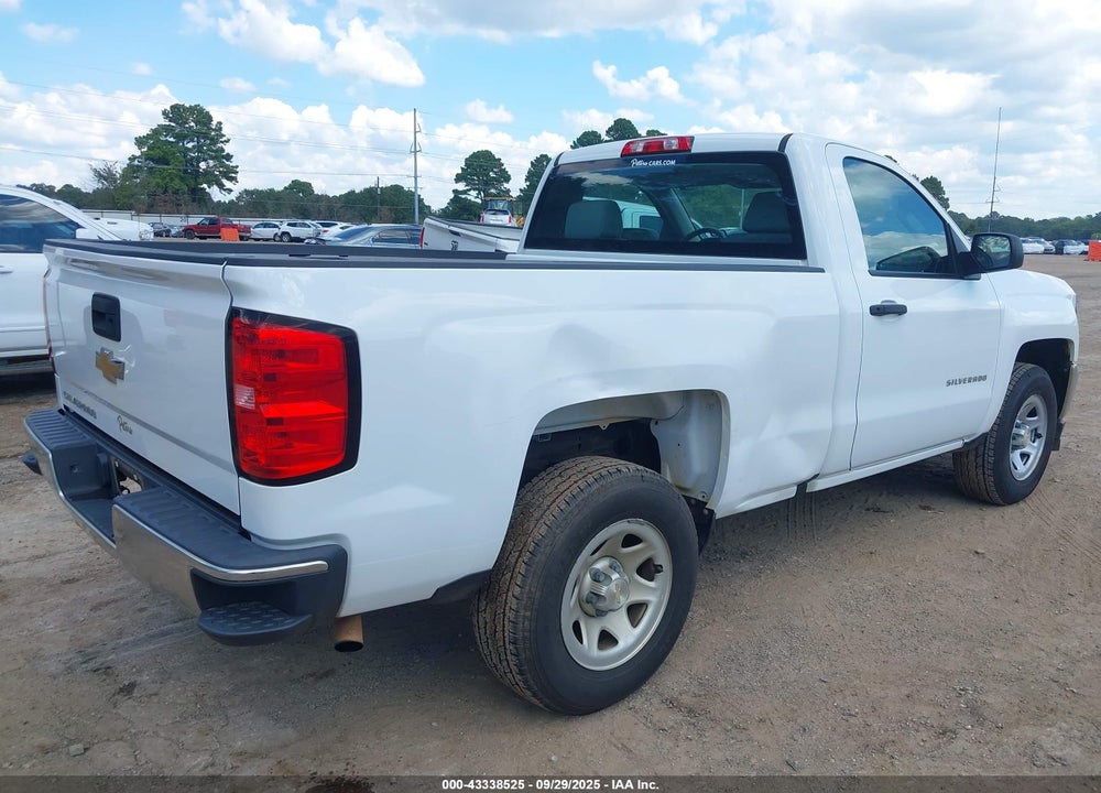 2018 CHEVROLET SILVERADO 1500 WT VIN: 1GCNCNEH4JZ377257
