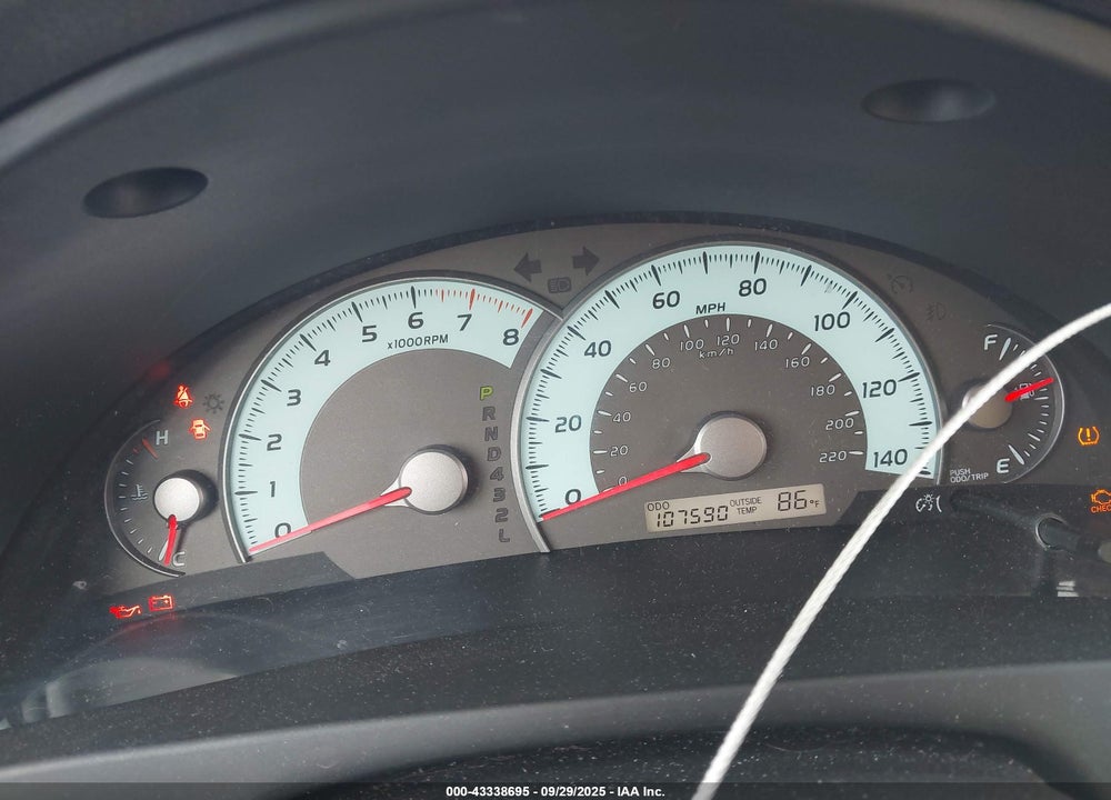 2009 TOYOTA CAMRY VIN: 4T1BE46K59U411485