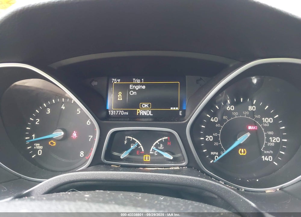 2017 FORD FOCUS VIN: 1FADP3K23HL216759