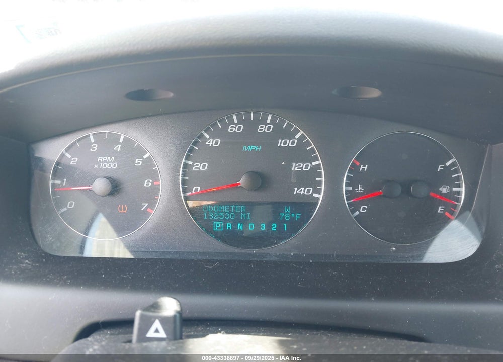 2007 CHEVROLET IMPALA LTZ VIN: 2G1WU58R179351460