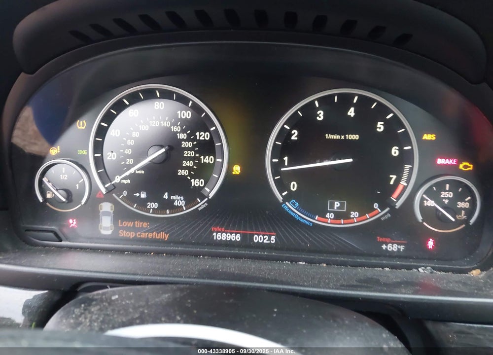 2013 BMW 5 SERIES VIN: WBAFU7C58DDU67614