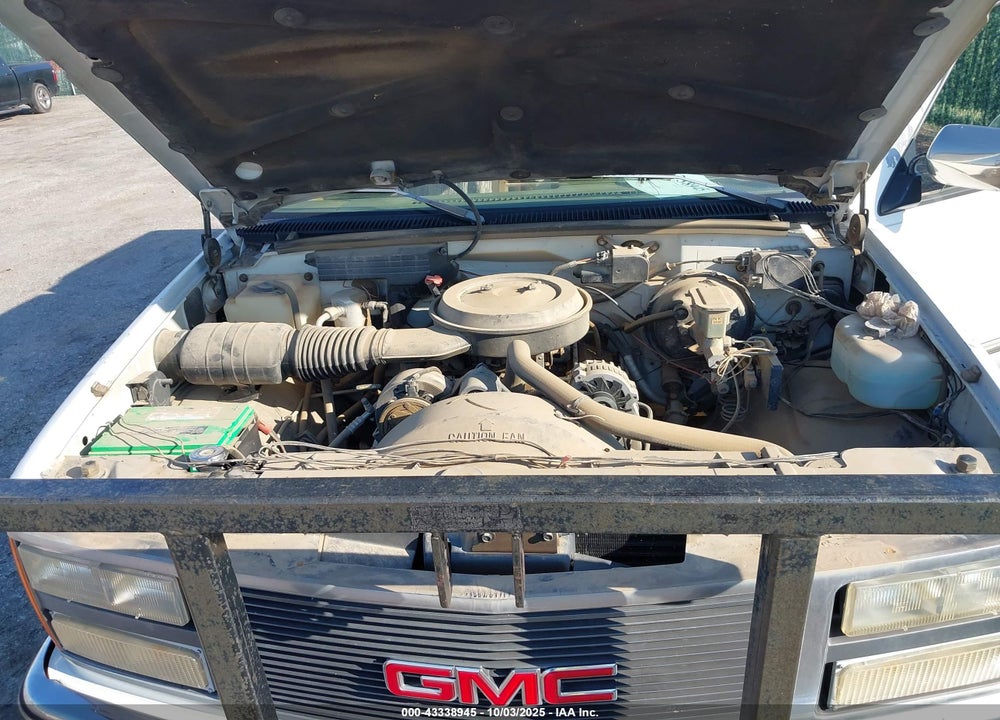 1993 GMC SIERRA VIN: 2GTFK29K9P1517333