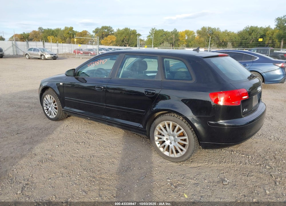 2007 AUDI A3 VIN: WAUNF78P47A032921