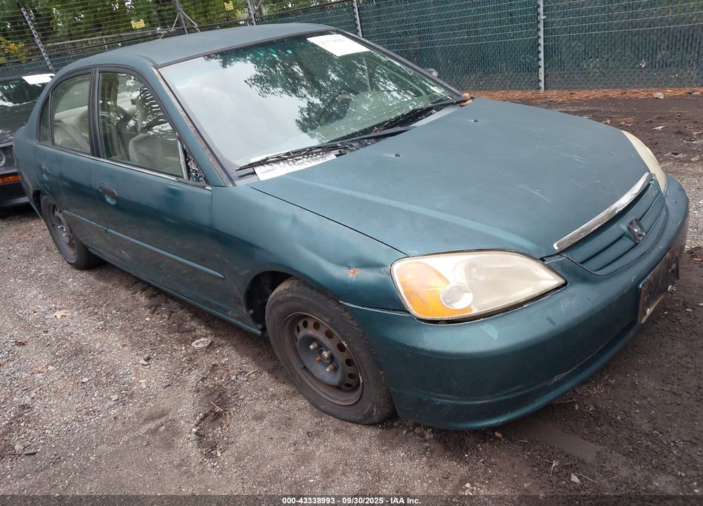 2001 HONDA CIVIC LX VIN: 2HGES16541H603587