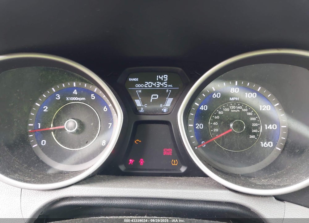 2011 HYUNDAI ELANTRA GLS (ULSAN PLANT) VIN: KMHDH4AE5BU154836