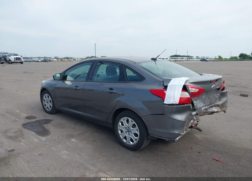 2012 FORD FOCUS SE VIN: 1FAHP3F25CL211521