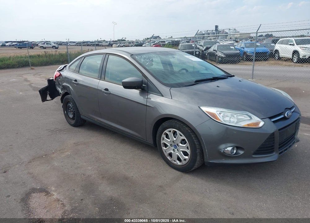 2012 FORD FOCUS SE VIN: 1FAHP3F25CL211521