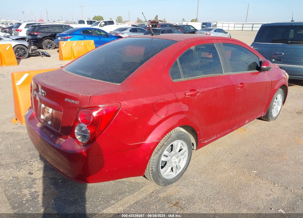 2012 CHEVROLET SONIC 2LS VIN: 1G1JA5SH4C4113778
