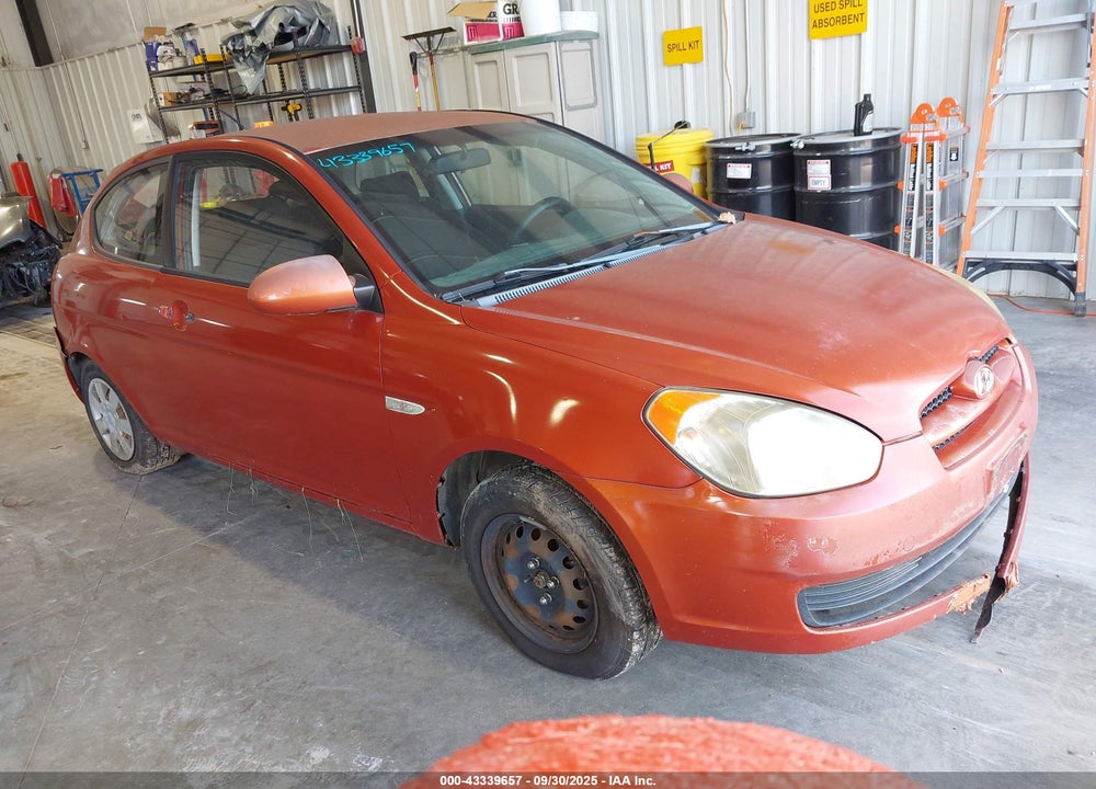 2007 HYUNDAI ACCENT GS VIN: KMHCM36C47U045168