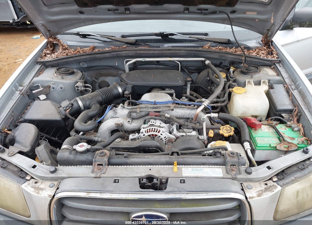 2005 SUBARU FORESTER 2.5X VIN: JF1SG63655H728631