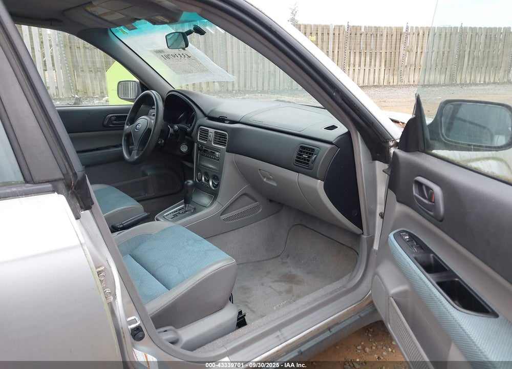 2005 SUBARU FORESTER 2.5X VIN: JF1SG63655H728631