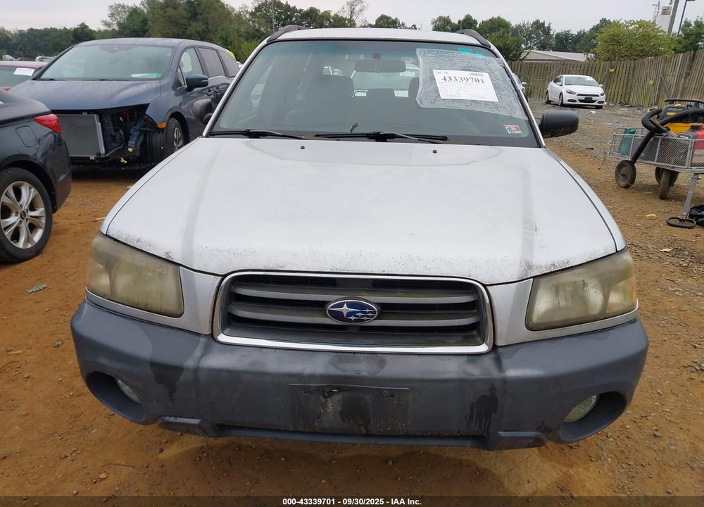 2005 SUBARU FORESTER 2.5X VIN: JF1SG63655H728631