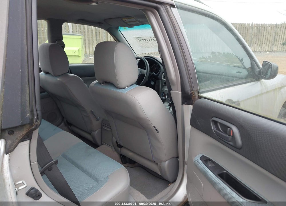 2005 SUBARU FORESTER 2.5X VIN: JF1SG63655H728631