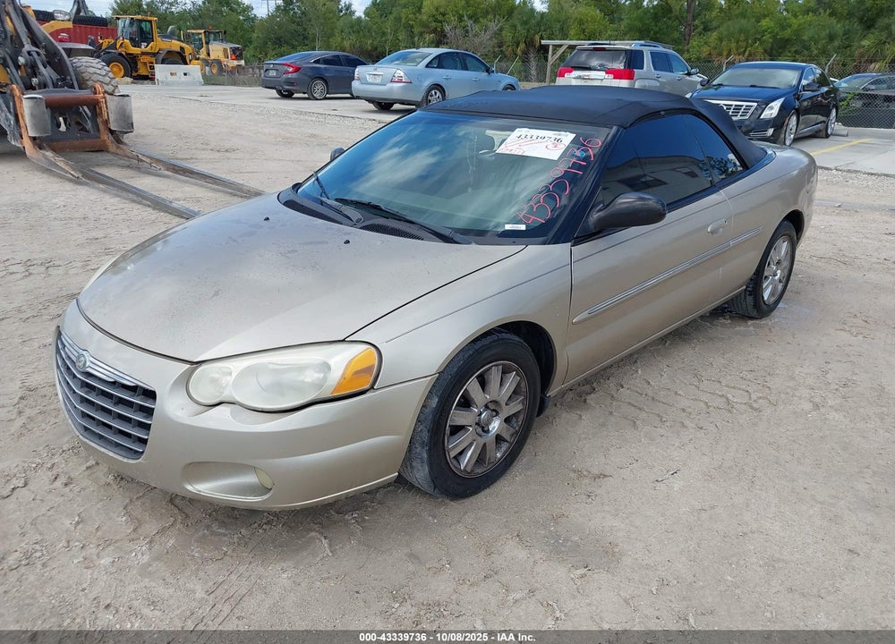 2005 CHRYSLER SEBRING LIMITED VIN: 1C3EL65R45N536486