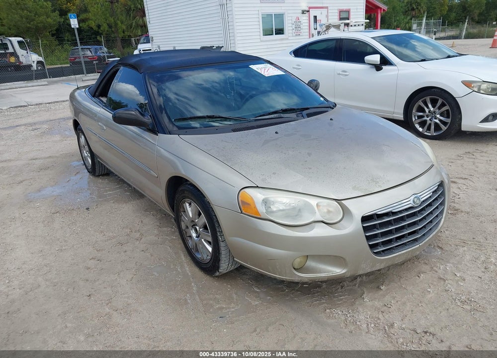 2005 CHRYSLER SEBRING LIMITED VIN: 1C3EL65R45N536486