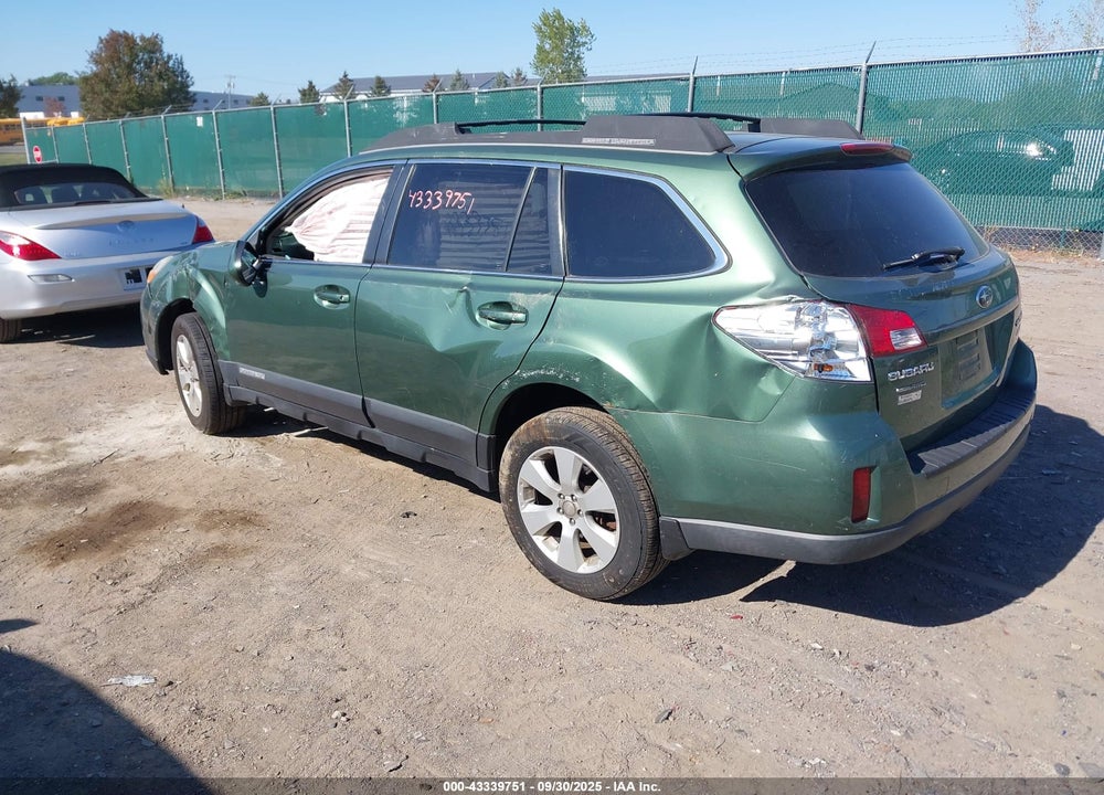 2011 SUBARU OUTBACK VIN: 4S4BRBCC6B3424232