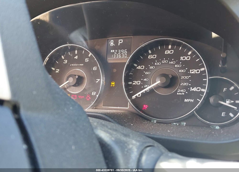 2011 SUBARU OUTBACK VIN: 4S4BRBCC6B3424232