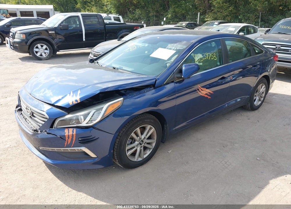 2015 HYUNDAI SONATA SE VIN: 5NPE24AF7FH187825