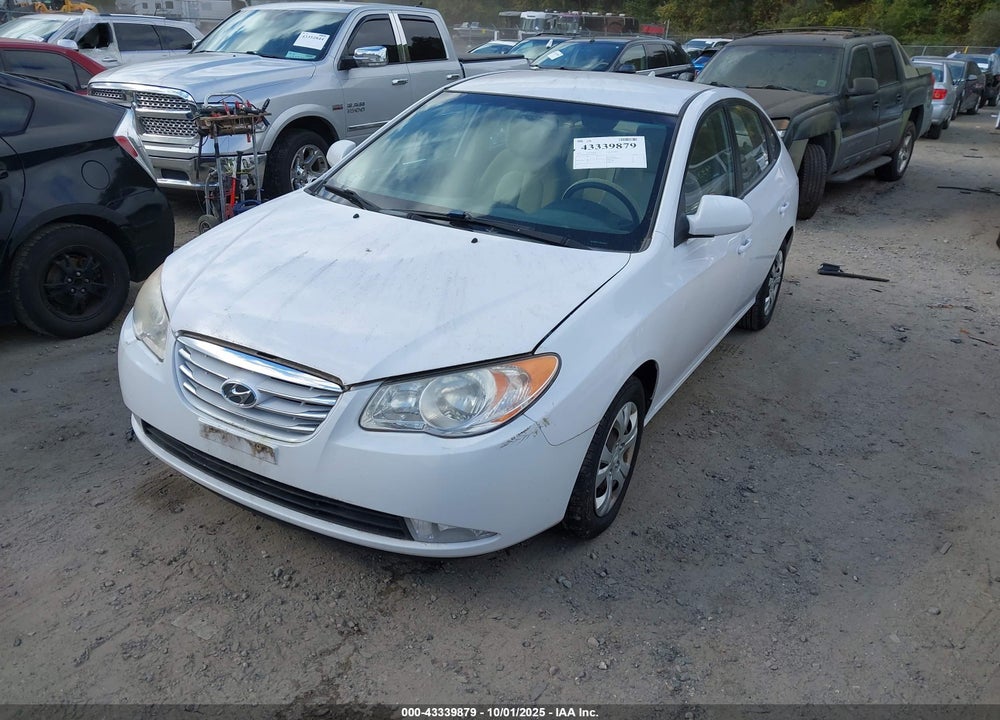2010 HYUNDAI ELANTRA VIN: KMHDU4AD9AU187114