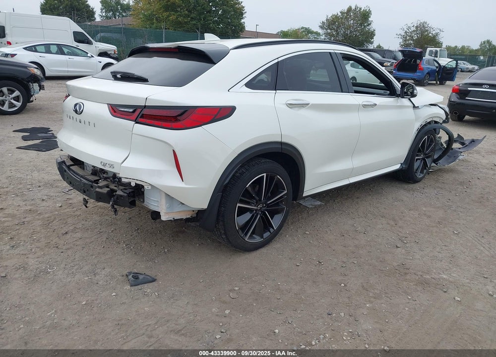 2022 INFINITI QX55 LUXE AWD VIN: 3PCAJ5J33NF101839