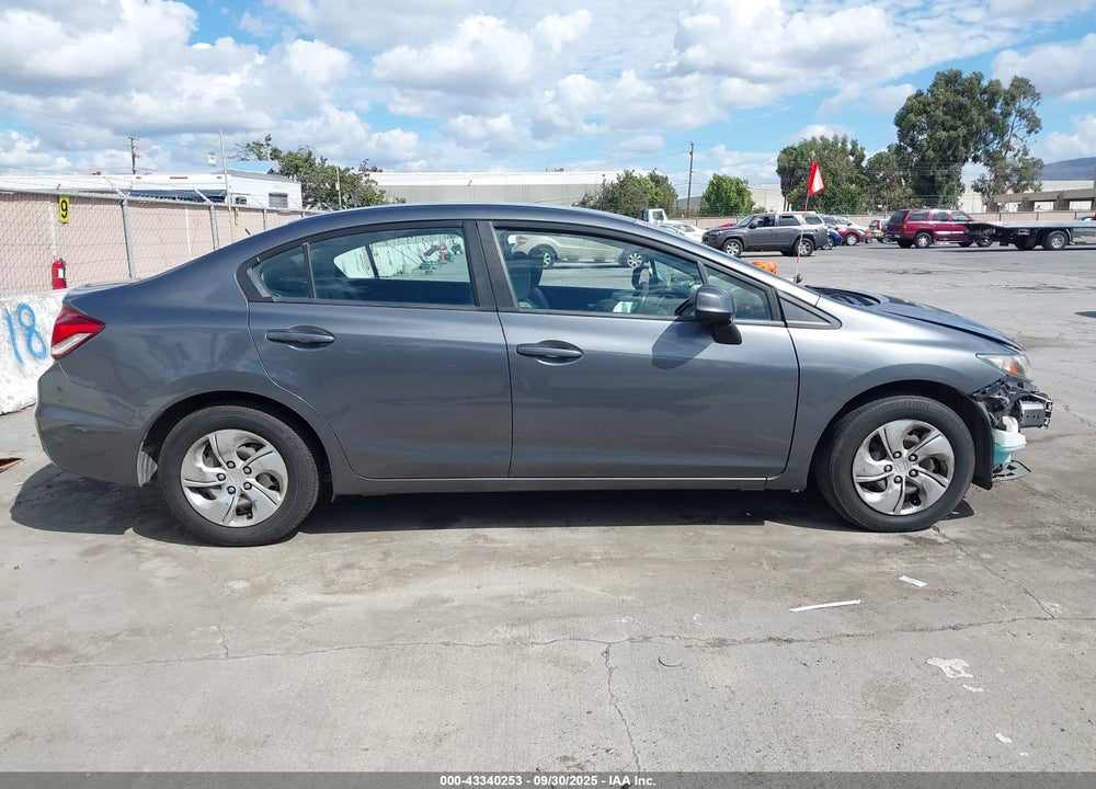2013 HONDA CIVIC VIN: 19XFB2F54DE233363