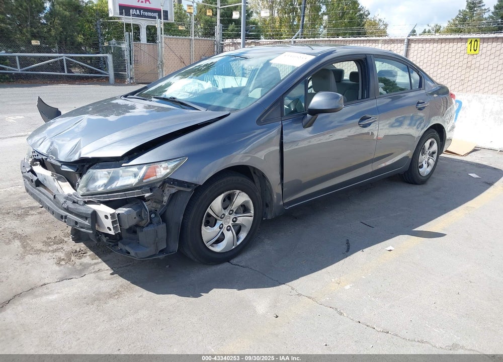 2013 HONDA CIVIC VIN: 19XFB2F54DE233363